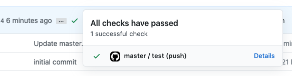 commit status